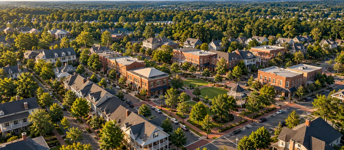 Aerial view of Baxter Village, SC