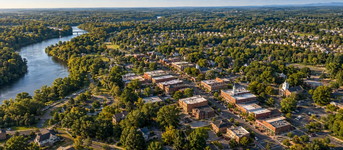 Aerial view of Fort Mill, SC